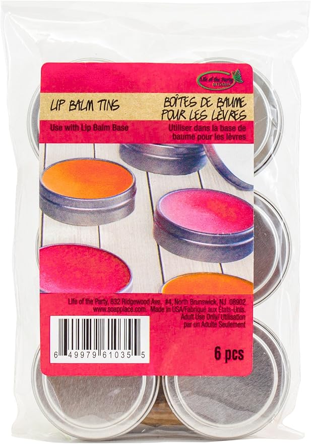 Tins Lip Balm, 5 x 3.3 x 0.6 inches-Velvo Beauty