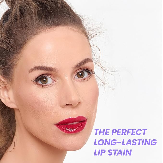 Wonderskin Wonder Blading All Day Lip Stain Peel Off Masque and Reveal Kit - Long Lasting, Waterproof Pink Lip Tint, Transfer Proof Natural Makeup Stain Kit (Darling)-Velvo Beauty