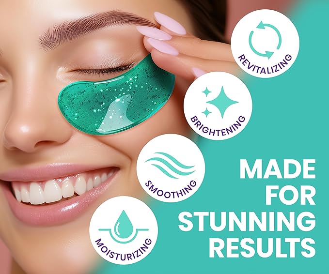 Stylia Under Eye Patches for Puffy Eyes and Dark Circles (6 Pairs) - Marine Collagen Under Eye Mask with Retinol, Vitamin C, Hyaluronic Acid, Pearl Extract - Eye Masks for Dark Circles and Puffiness-Velvo Beauty