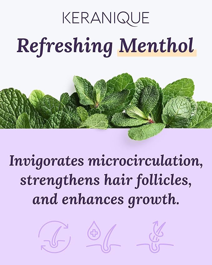 Keranique Volumizing Shampoo and Conditioner Set for Hair Repair and Growth with Biotin and Keratin for Women, Thinning Hair Formula, 8 Fl Oz Each-Velvo Beauty