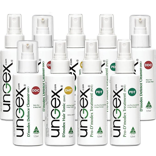 Ungex Bundle 1 | Demodex Acne Rosacea Solution | 9-in-1 | B1-Velvo Beauty