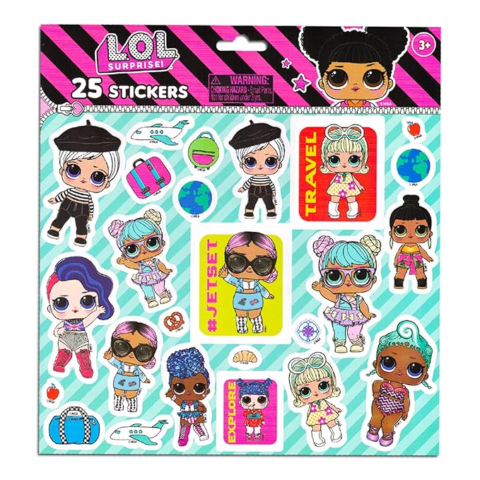 Game Party LOL Surprise Lip Gloss Set - Bundle with 4 LOL Lip Gloss Tubes, a Collectible Cosmetic Case, and More | LOL Doll Lip Gloss-Velvo Beauty