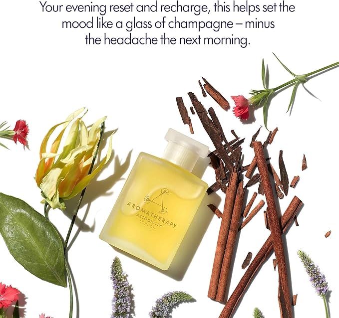 Aromatherapy Associates Revive Evening Bath and Shower Oil – Natural Hydrating Oil with 3 Essential Oils to Refresh Mind, Body, and Spirit (1.86 oz)-Velvo Beauty