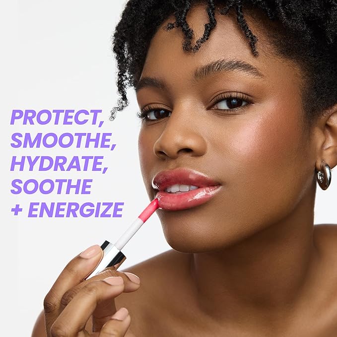 Wonderskin Lip Oil Rehab Serum - Tinted Lip Oil for Women, Hydrating, Moisturizing, and Non-Sticky Red Tint Serum for Dry Lips (Amour)-Velvo Beauty