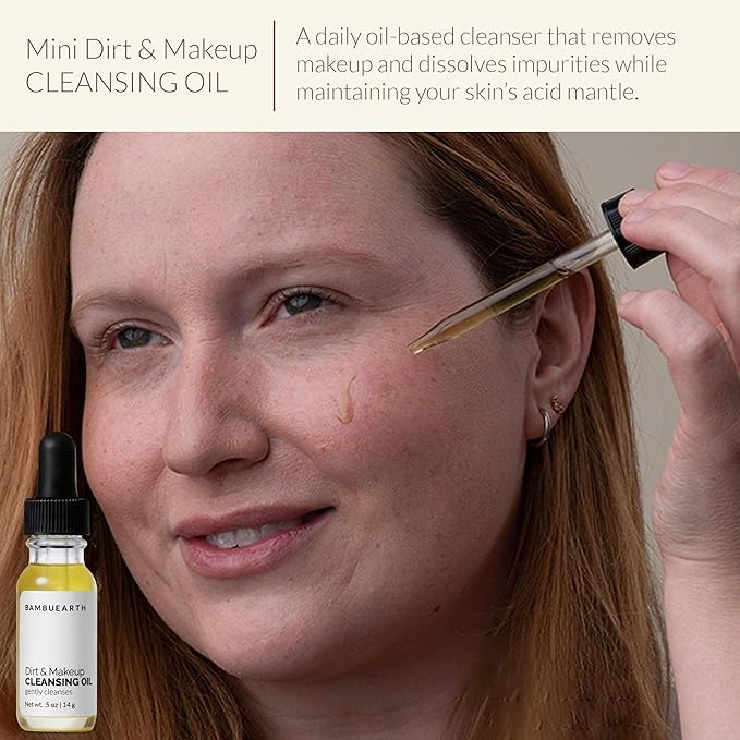 Bambu Earth Natural Skincare Starter Kit, 6 pieces - Organic Ingredients - Includes Dead Sea Mud Mask, Facial Cleansing Oil, Toner, Rosewater Cleanser, Moisturizers for Healthy Glowing Skin-Velvo Beauty