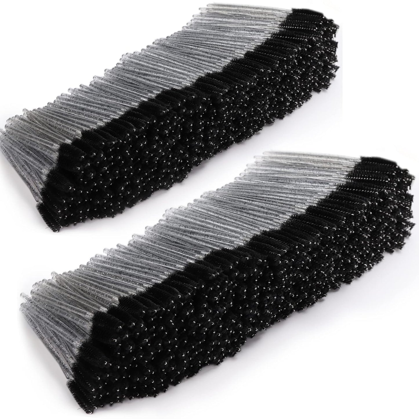 Tbestmax 2000 Disposable Mascara Wands Eyelash Brush Spoolies for Eyebrow Eye Lash Extension Black-Velvo Beauty