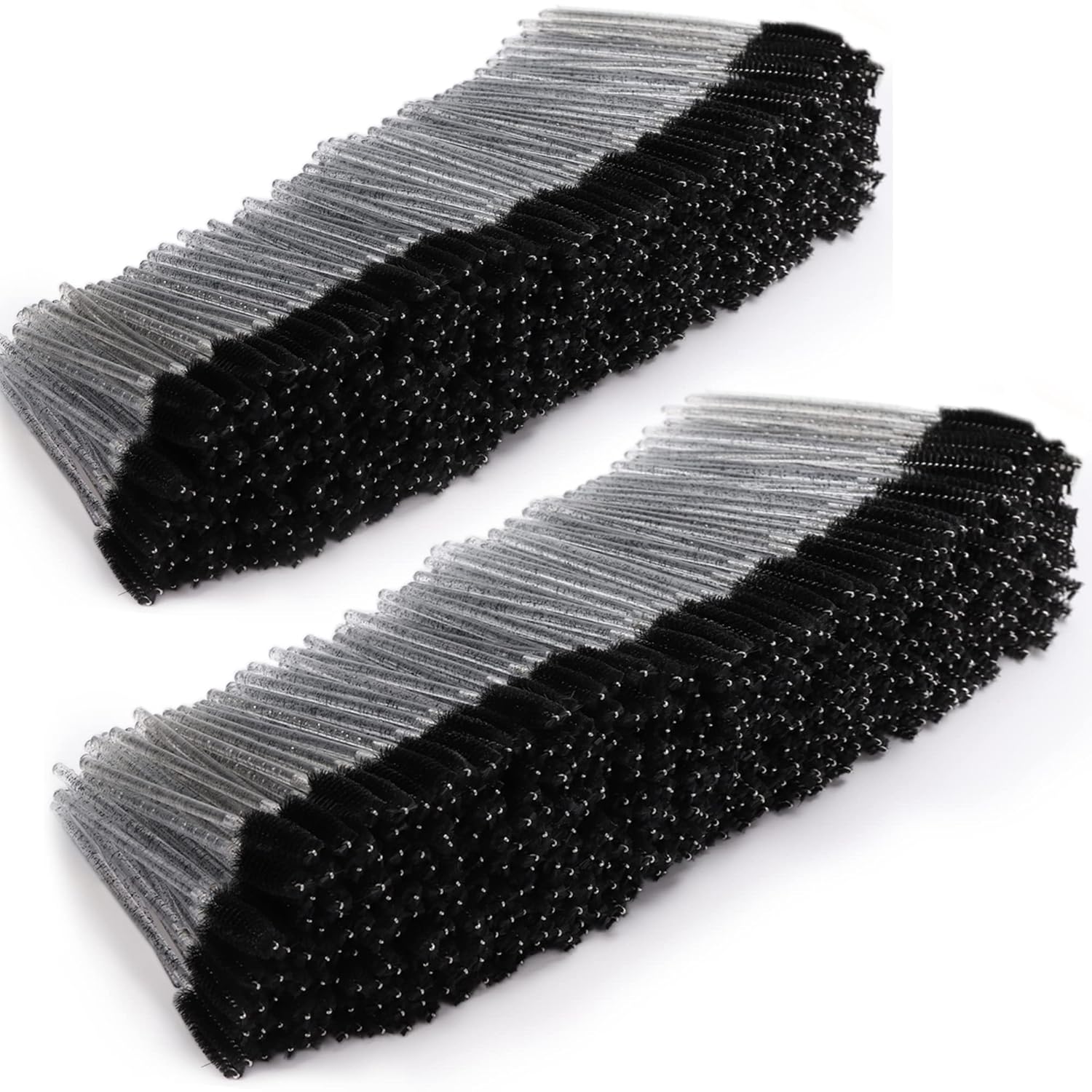 Tbestmax 2000 Disposable Mascara Wands Eyelash Brush Spoolies for Eyebrow Eye Lash Extension Black-Velvo Beauty