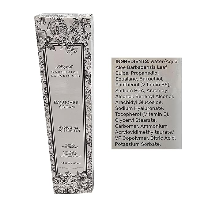 Bakuchol Botanicals Gift Set with Travel Case, Includes Face Serum, Toner & Cleanser All-in-One, Eye Cream, Moisturizer-Velvo Beauty