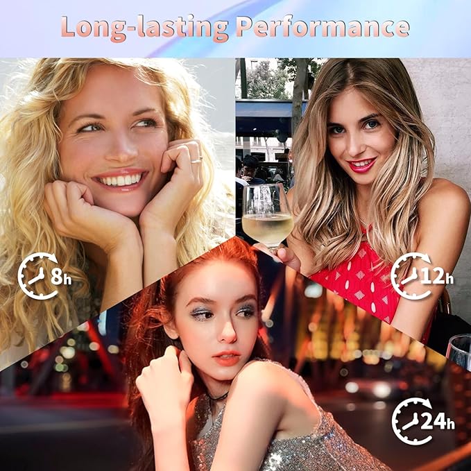 Color Nymph Teen Girls Makeup Kits, All In One Makeup kit For Girls Makeup For Teen Girls with Sequin Bag Packed Individually 9 Colors Eyeshadow Liquid Blush Lip gloss Mascara -Orange Green-Velvo Beauty