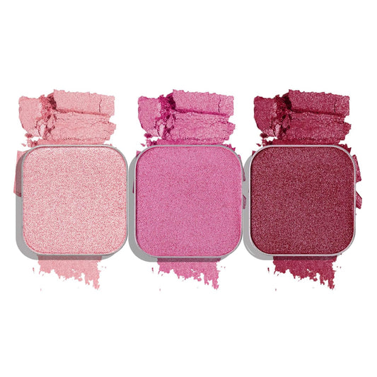 3-Color Eyeshadow Combo Pack – Matte & Shimmer Neutral Shades,Powder, Highly Pigmented, Long-Lasting, Refills Pans for Custom Magnetic Palette-Velvo Beauty