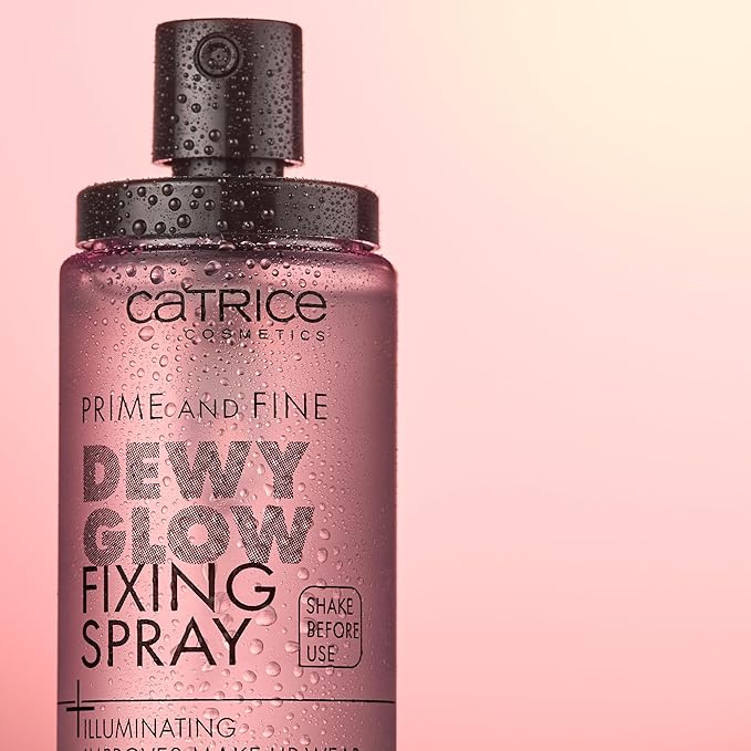 Catrice | Prime & Fine Illuminating Dewy Glow Spray | Transparent and Fast Drying Fixing Spray| Paraben Free & Vegan | Cruelty Free (Pack of 1)-Velvo Beauty