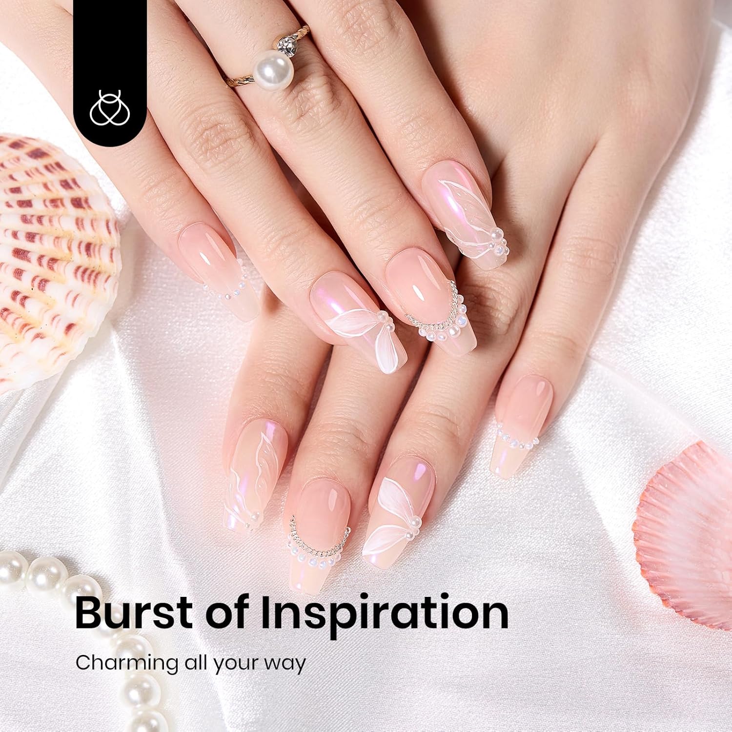 Beetles Chrome Nail Powder Metallic Mirror Effect, Holographic Aurora Mermaid Pearl Glitter, Chrome Powder for Gel Nails Manicure Nail Art Decoration 8 Colors 0.5g/Jar-Velvo Beauty