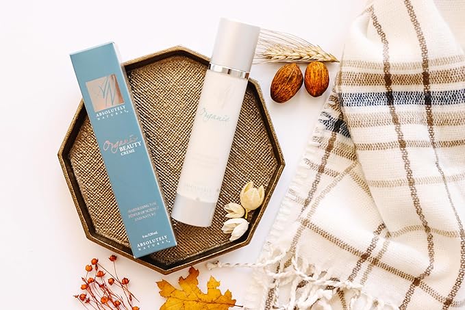 Organic Beauty Cream 4oz with Anti-Aging Antioxidants and Essential Fatty Acids Plant Based Made in USA-Velvo Beauty