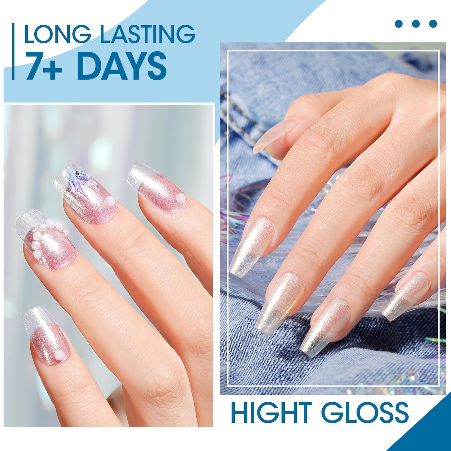 GELLEN Shimmer Pastel Nail Polish, Buildable Sheer Natural Regular Nail Polish Quick Dry Translucent 6 Colors Set for Acrylic Natural Nails Home Salon, Non Gel, Chip Resistant, Hema Free, Non-toxic-Velvo Beauty