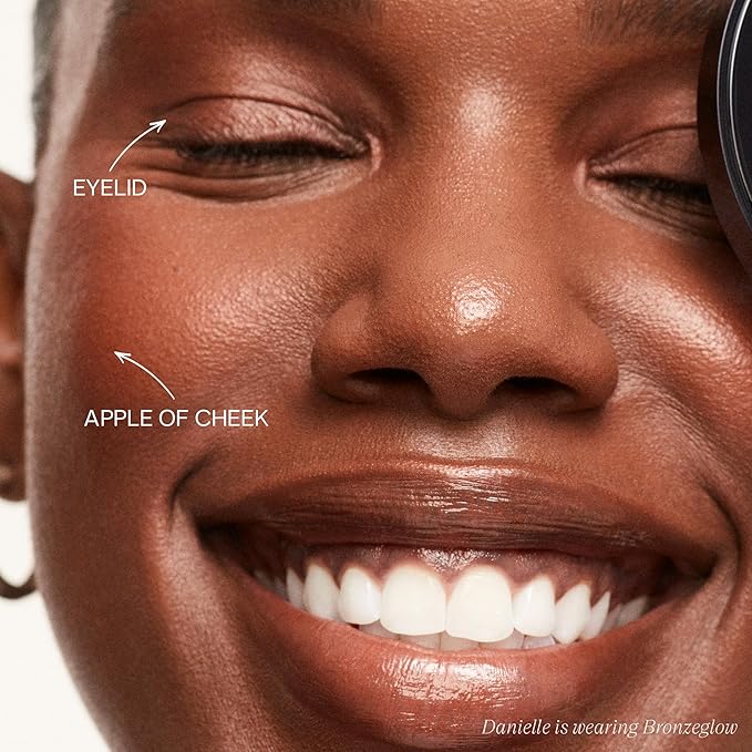 Saie Glow Sculpt Multi-Use Highlighter + Cream Blush Refill - Lightweight with Hyaluronic Acid + Micropearl for Radiant, Glowing Skin - Bronzeglow (.02 oz)-Velvo Beauty