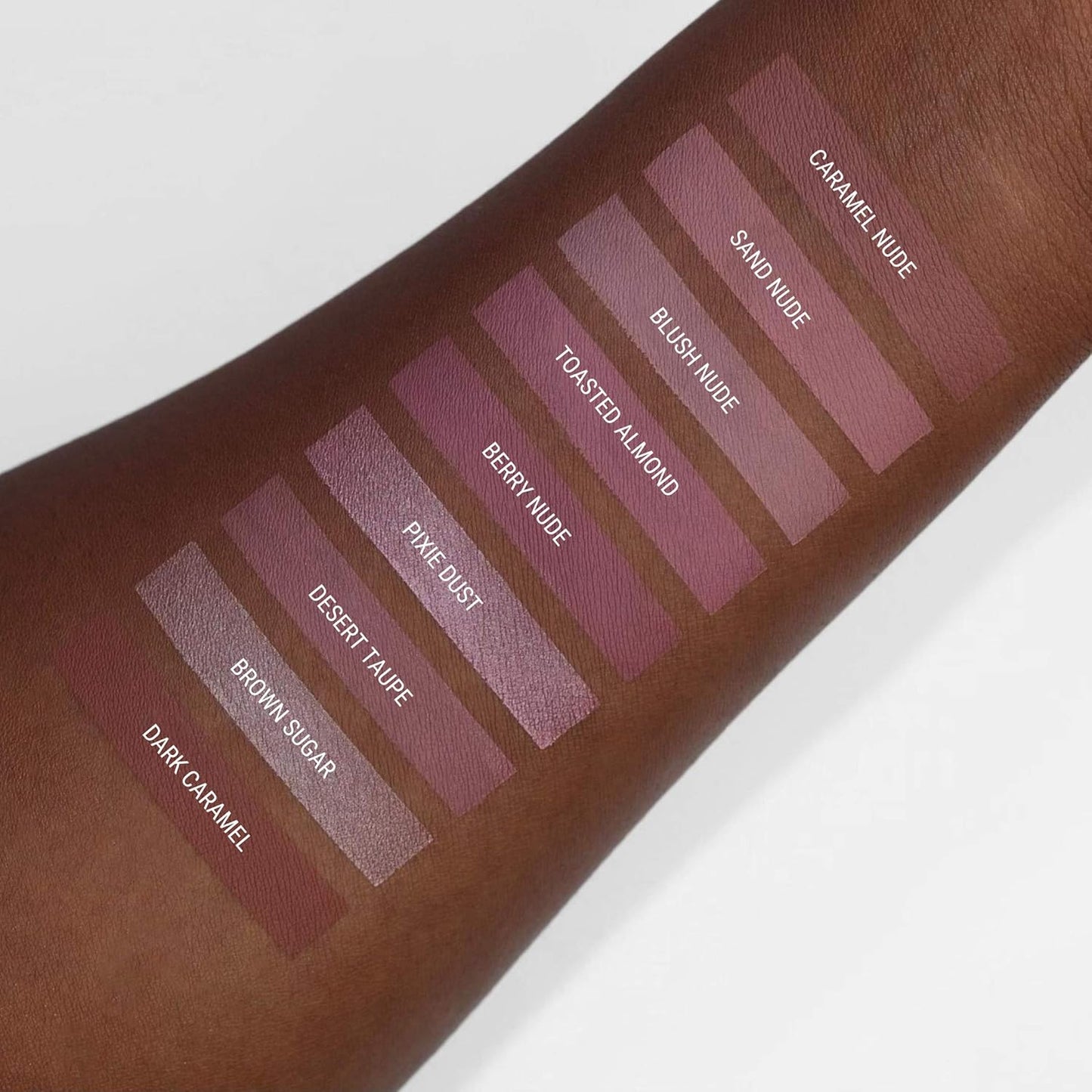 Aromi Metallic Liquid Lipstick | Dusty Rose Lip Color w/Shimmery Finish, Long-Lasting, Waterproof, Nude Berry, Vegan, Cruelty-Free (Pixie Dust)-Velvo Beauty