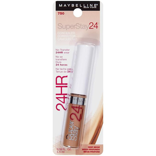 Maybelline Superstay Concealer Dp Bge .18 Oz, Pack of 2-Velvo Beauty