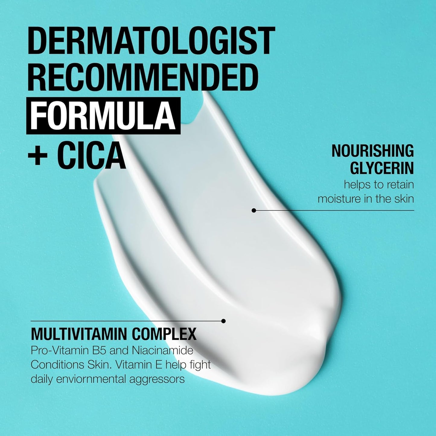 Neutrogena Fragrance Free Daily Facial Moisturizer, Face & Neck Moisturizer for Sensitive Skin with Vitamin B3, Pro-Vitamin B5 & Vitamin E Supports Skin's Dynamic Barrier, 3.4 fl. oz, Pack of 3-Velvo Beauty