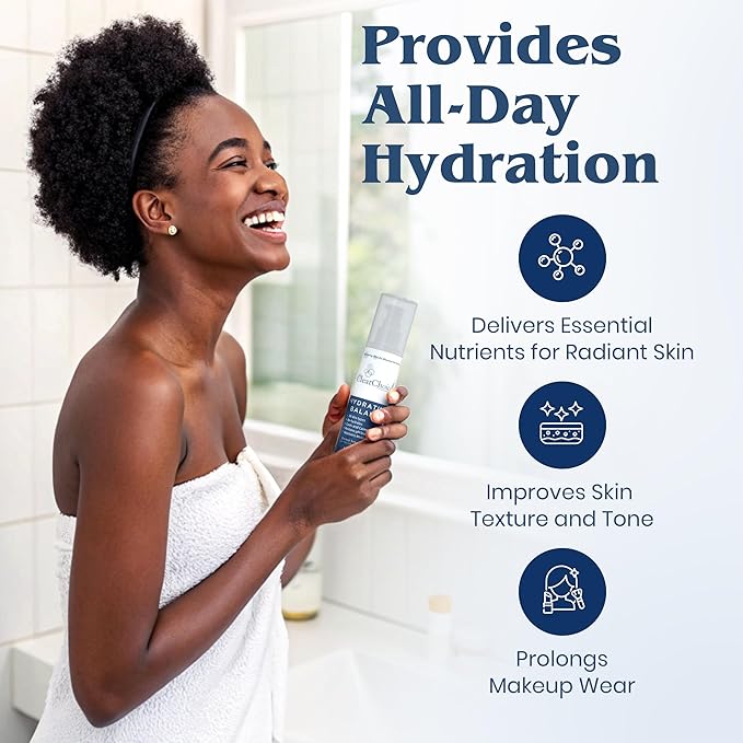 Clear Choice Hydrating Balance Facial Mist 6.7oz – Rejuvenating Spray for All Skin Types, Tightens Pores, Prolongs Makeup, Restores pH Balance-Velvo Beauty
