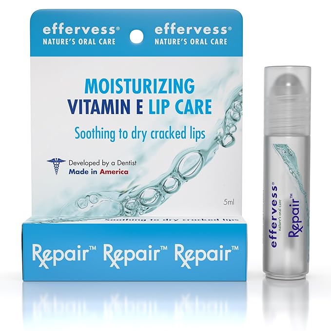 Effervess® Vitamin E Lip Care - Soothes and Hydrates Dry Cracked Lips - Made in USA-Velvo Beauty