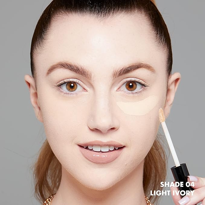 NYX PROFESSIONAL MAKEUP Can't Stop Won't Stop Contour Concealer, 24h Full Coverage Matte Finish - Light Ivory-Velvo Beauty