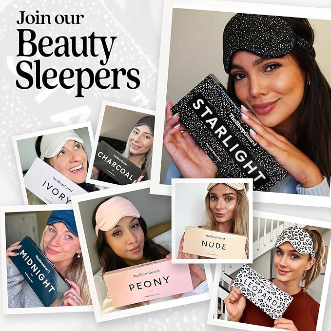 Pure Silk Sleep Mask [100% 6A Mulberry Silk, 22 Momme] Light Blocking Travel Essentials. Eye Masks for Sleeping. Black Oeko-Tex Blindfold. Eye Covers for Men & Women-Velvo Beauty