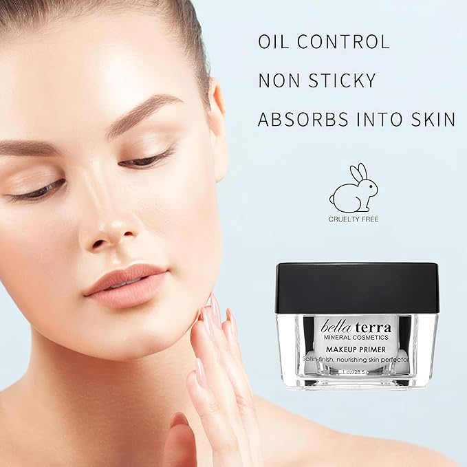 Bellaterra Cosmetics Makeup Primer – Hydrating Gel Base for Delicate & Mature Skin – Vegan, Fragrance-Free Formula – Seamless Texture, Works with Liquid & Powder Foundation or Tinted Moisturizers-Velvo Beauty