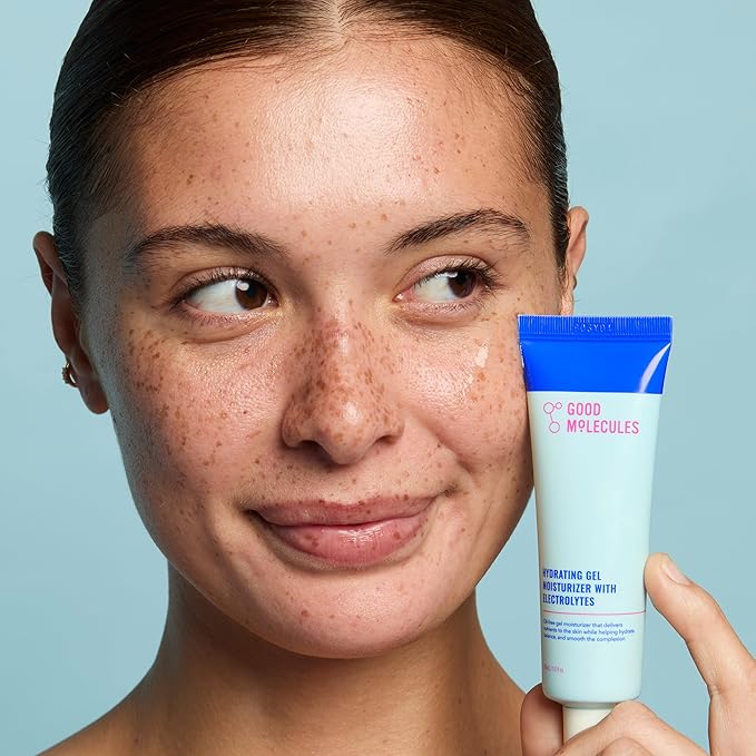 Good Molecules Hydrating Gel Moisturizer - Oil Free Face Moisturizer for Oily Skin With Ultra Hydrating Electrolytes to Rejuvenate, Skin Care for Face-Velvo Beauty