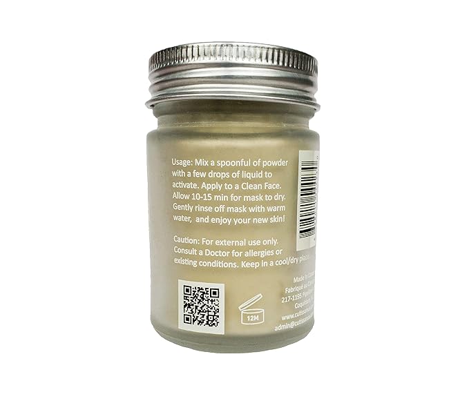 100% Natural Vitamin C Clay Exfoliating Face Mask 60g All Clay & No Water …-Velvo Beauty