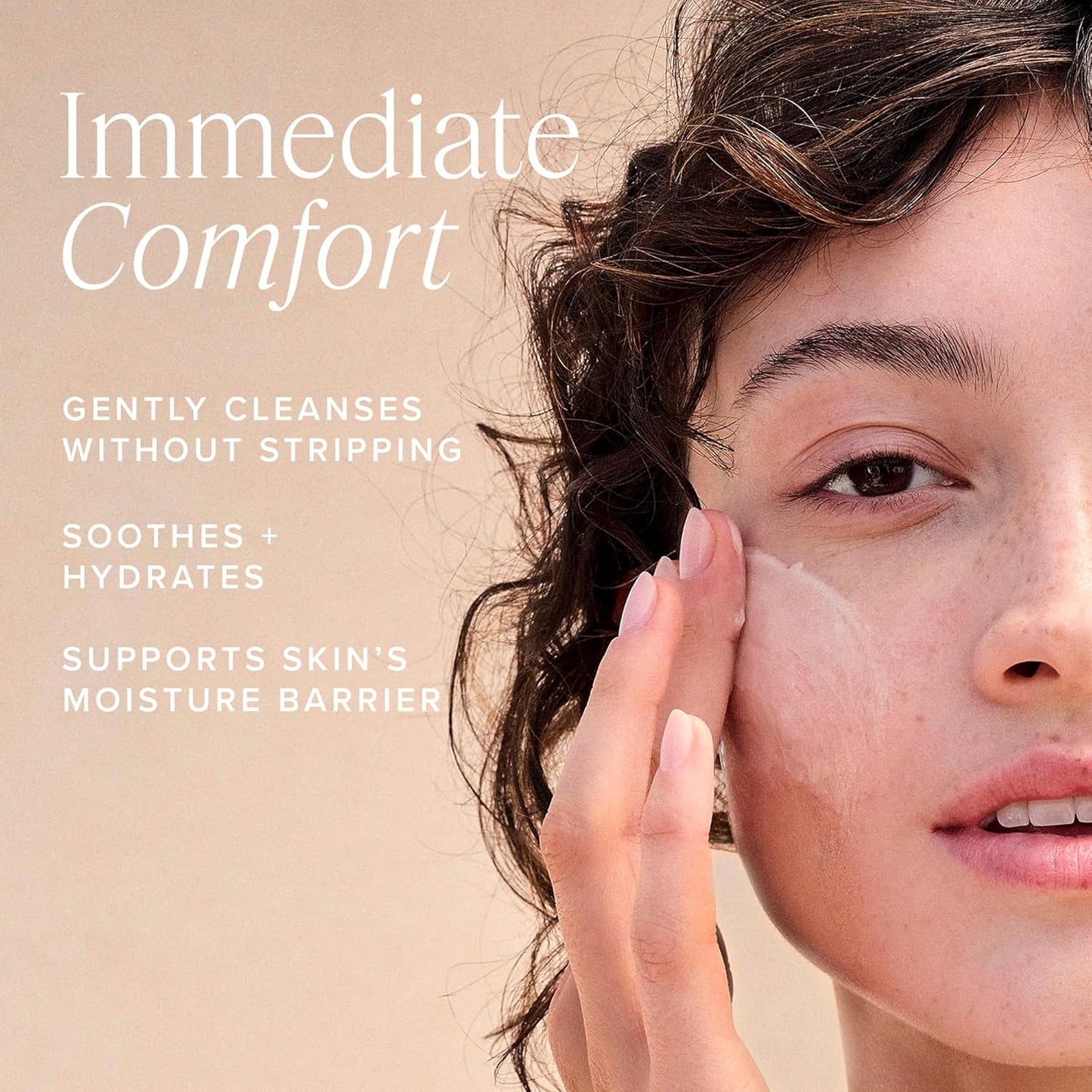 Farmacy Gentle Creamy Face Cleanser - Hydrating Facial Cleanser to Nourish & Help Remove Makeup & Impurities - Enriched with Aloe & Moringa Oil to Soothe, Purify & Refresh Skin (50ml)-Velvo Beauty