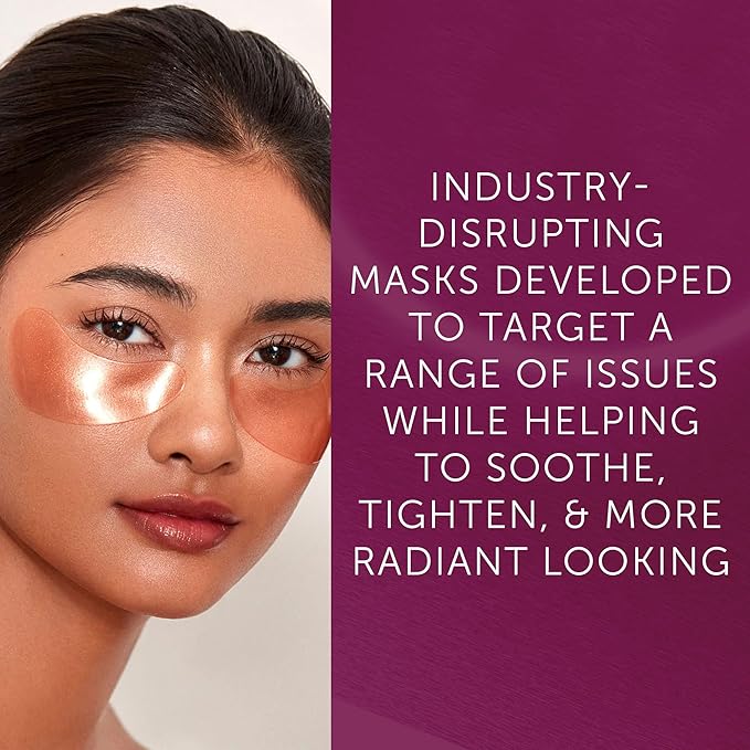 111SKIN Rose Gold Illuminating Eye Mask, Brightening & Hydrating Under Eye Patches for Dull, Dry Skin with Rose Extract, Colloidal Gold & Vitamin C, Improves the Appearance of Dark Circles, 8 Pairs-Velvo Beauty