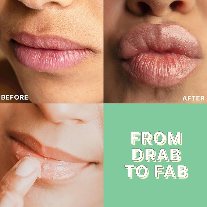 Organic Lip Scrub Mint - Lip Scrubs Exfoliator & Moisturizer, Lip Exfoliator Scrub, Sugar Lip Scrubs, Lip Sugar Scrub, Lip Care Products for Chapped Lips, Lip Scrubber, Lip Moisturizer for Dry Lips-Velvo Beauty