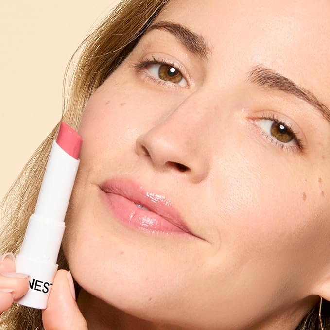 Honest Beauty Tinted Lip Balm | Antioxidant-rich Acai Extracts + Avocado Oil | EWG Certified, Vegan, Cruelty Free | Summer Melon-Velvo Beauty