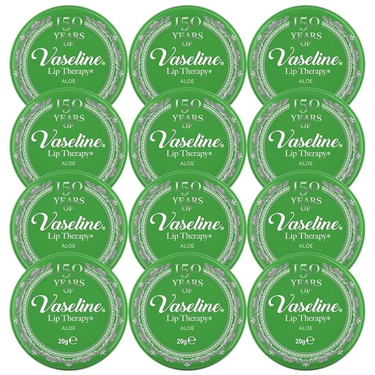 12 x Vaseline Lip Therapy Aloe Vera 20g-Velvo Beauty