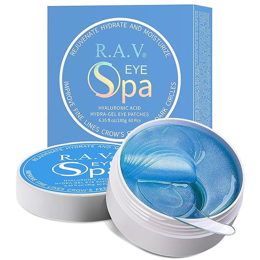 Under Eye Patches, Hyaluronic Acid Eye Mask, Collagen Eye Pads for Dark Circles, Eye Bags, Puffiness, Diminish Fine Lines and Wrinkles, Moisturize and Tighten Eye Skin for Men and Women-Velvo Beauty