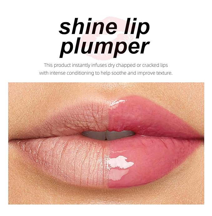 MAEPEOR Nourishing Lip Balm 8 Colors Smooth Moisturizing Lip Glow Gloss Non-Sticky and Long-lasting Hydrating Jelly Lip Balm for Women and Girls (Color 02)-Velvo Beauty