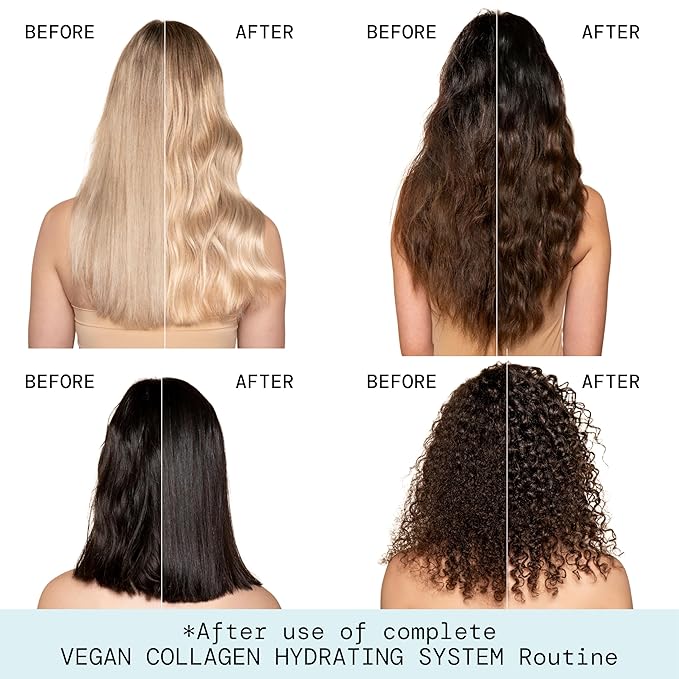 Pacifica Vegan Collagen Leave-In Repair Hair Mask – Leave-In Conditioner Treatment for Dry Damaged Hair, Hydrating Hair Repair Mask to Strengthen, Reduce Breakage & Split Ends Vegan & Cruelty-Free 4oz-Velvo Beauty