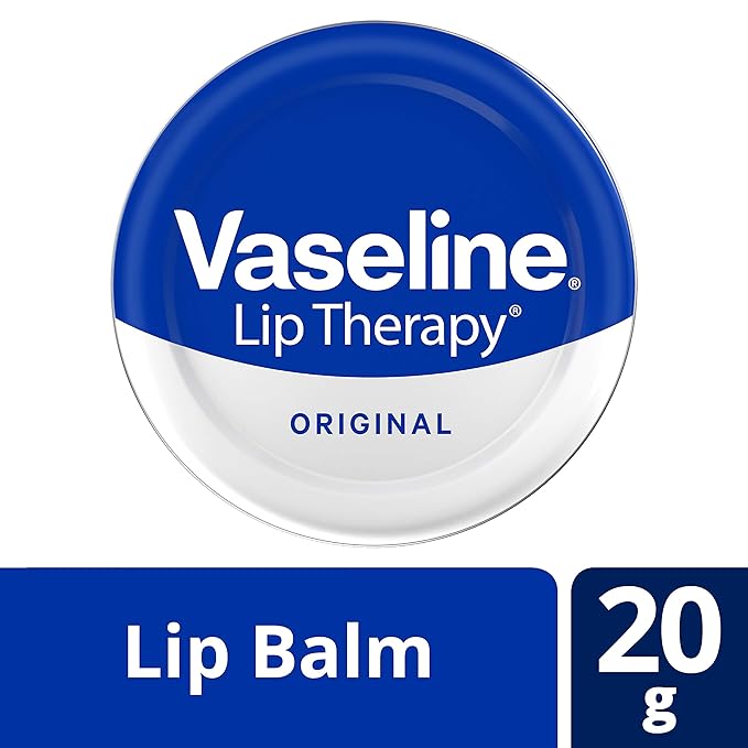 Vaseline Lip Therapy | Vaseline Lip Balm | Lip Moisturizer for Very Dry Lips | Original | 20g-Velvo Beauty