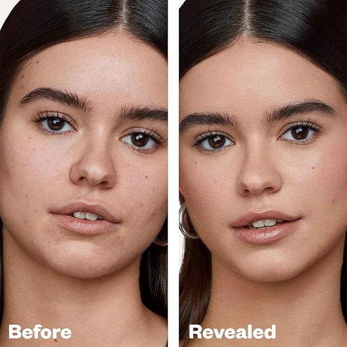 Kosas Revealer Skin-Improving Foundation with SPF 25 Protection - Hydrate, Brighten, Soothe, Plump, Protect Skin - Smoothing Texture, Natural Finish and Clean Formula - Light+ Cool 180-Velvo Beauty