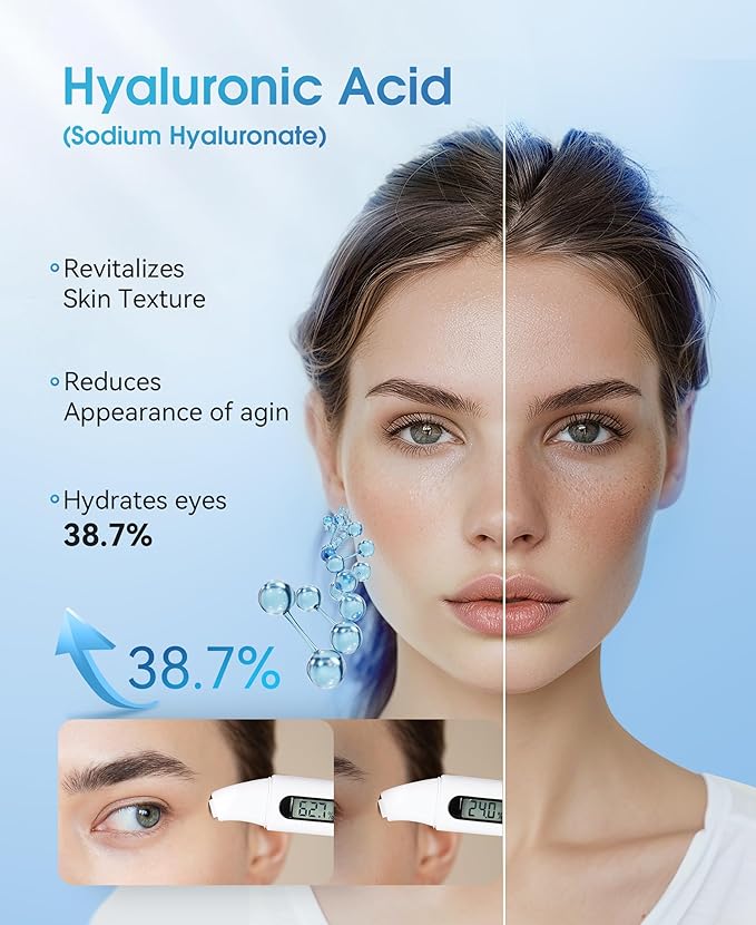 LC-dolida 7 Packs Steam Eye Mask, Hyaluronic Acid Formula Auto Heated Eye Mask for Dry Eyes SPA Warm Sleep Eye Mask Cornea Care Rest Self Heating Eye Mask Business Trip Party Favors Supplements-Velvo Beauty