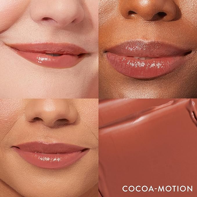 LAURA GELLER NEW YORK Jelly Balm Moisturizing Tinted Lip Color - Cocoa-Motion - Hydrating Vitamin E - Semi-Shine Finish-Velvo Beauty