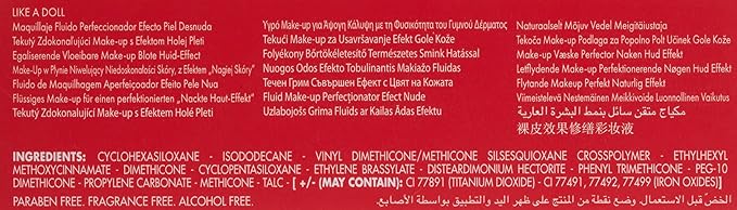 PUPA Milano Like A Doll Perfecting Make-Up Fluid, Sand 30 ml-Velvo Beauty