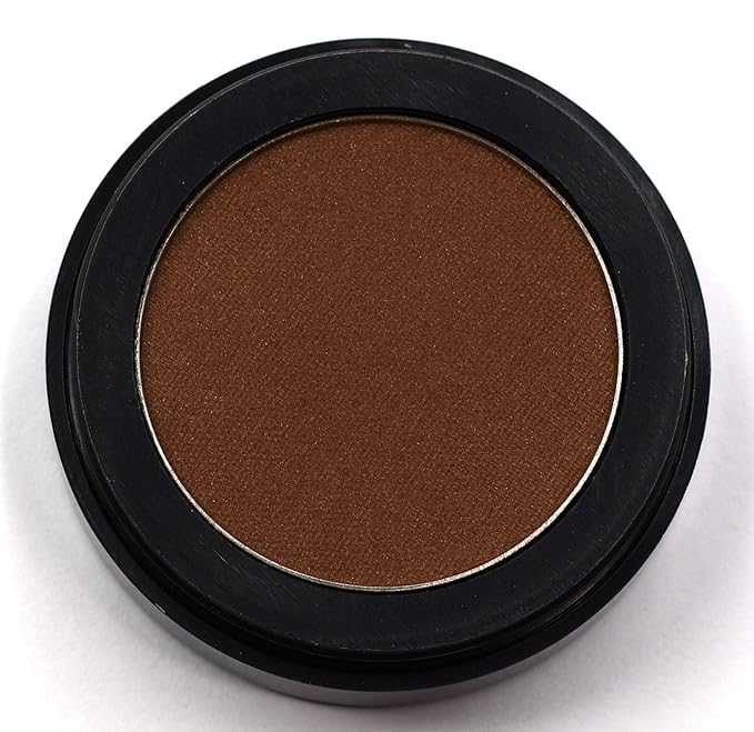 Brazilian Brown Cinnamon Chestnut Bronze Pressed Powder Single Vegan Eyeshadow; Talc, Paraben & Cruelty Free-Velvo Beauty