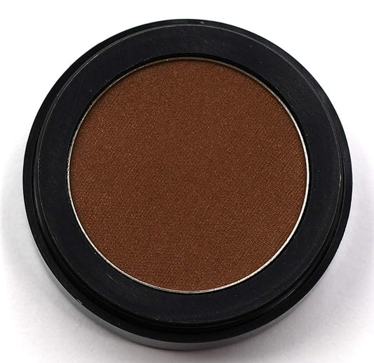 Brazilian Brown Cinnamon Chestnut Bronze Pressed Powder Single Vegan Eyeshadow; Talc, Paraben & Cruelty Free-Velvo Beauty