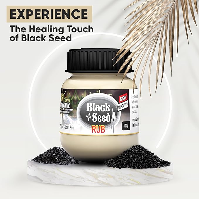 Black Seed Rub | Infused with Soothing Properties | Crafted to Provide Comfort to Joints, Muscles, Shoulders and Beyond | 3.5 oz.…-Velvo Beauty
