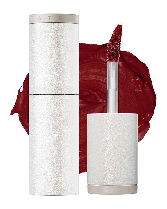 HEVVYMAKEUP Blurring Effect Lip Tint - Airy Velvet Matte Lips - Vegan, Longwear, Vibrant, Buildable Creamy Soft Texture - Korean Lip Makeup, Bloody Kiss, 0.13 fl.oz.-Velvo Beauty