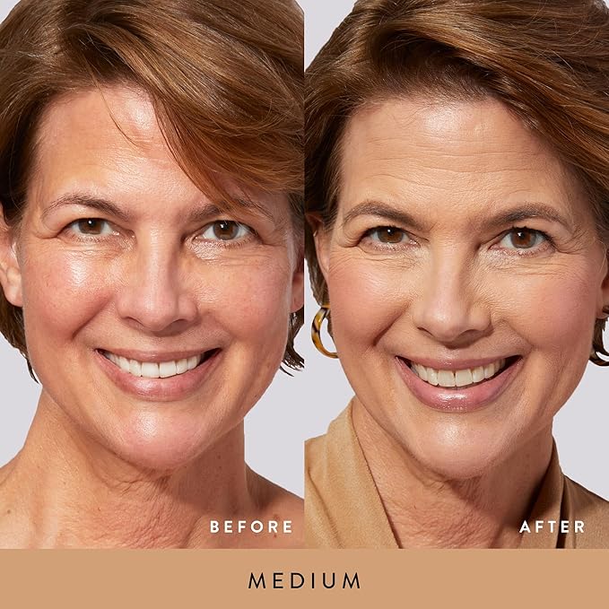 LAURA GELLER NEW YORK Baked Double Take Powder Foundation - Medium - Buildable Medium to Full Coverage - Matte Finish-Velvo Beauty