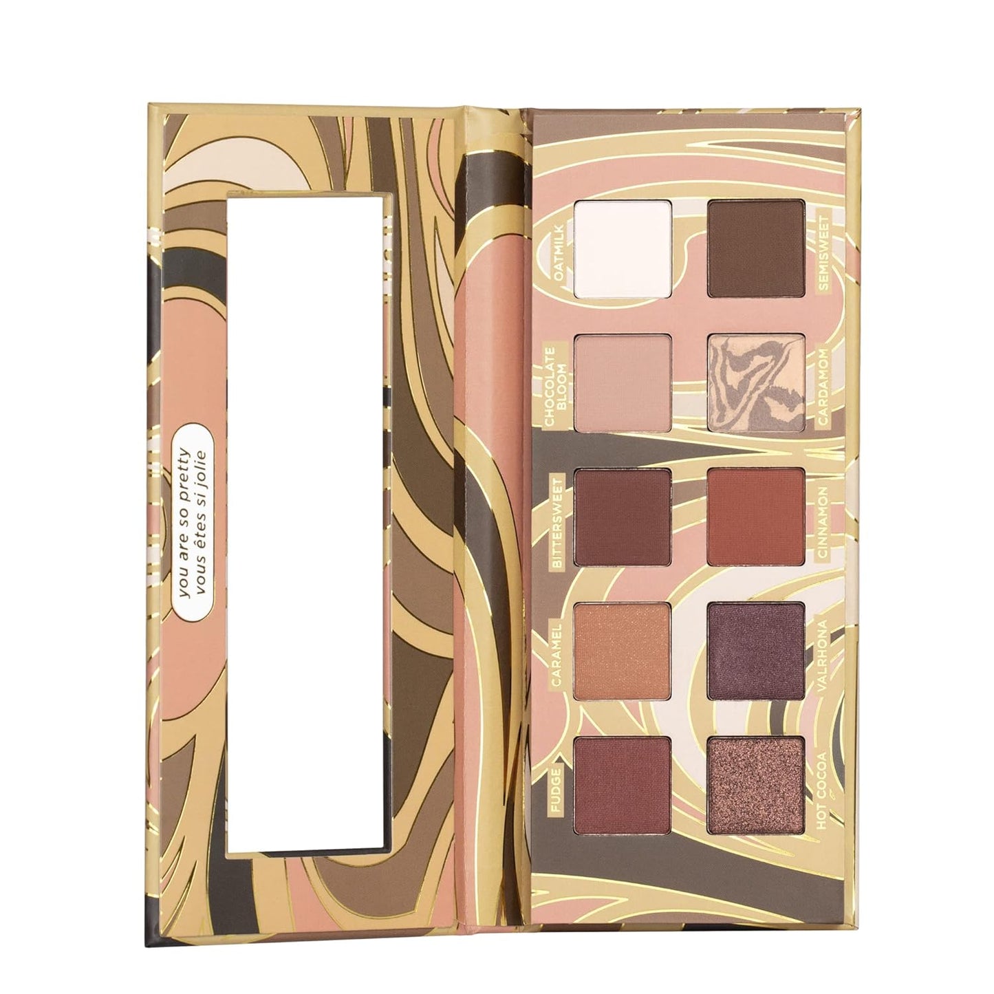 Pacifica Cocoa Nudes Mineral Eyeshadow Palette – 10 Shades Eye Makeup Naked Mineral Eye Shadow - Earth-Tone Rich Chocolate & Praline Neutral Talc-Free Highly Pigmented Cocoa Butter Clean Beauty Vegan-Velvo Beauty