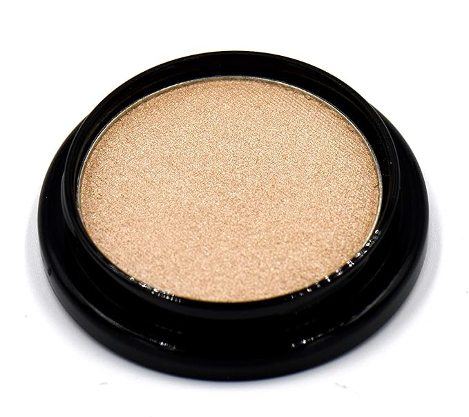 Mother of Pearl Frosted White 100 Pure Ivory Nude Beige Shimmer Pressed Powder Single Vegan Eyeshadow; Talc, Paraben & Cruelty Free-Velvo Beauty