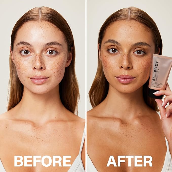 Bali Body BB Cream SPF15 - Tan Shade | Tinted Sheer Face Cream with Hyaluronic Acid & Marine Collagen | Paraben Free, For All Skin Types | Vegan, Cruelty Free Australian Made (35 ml/1.2 fl oz)-Velvo Beauty